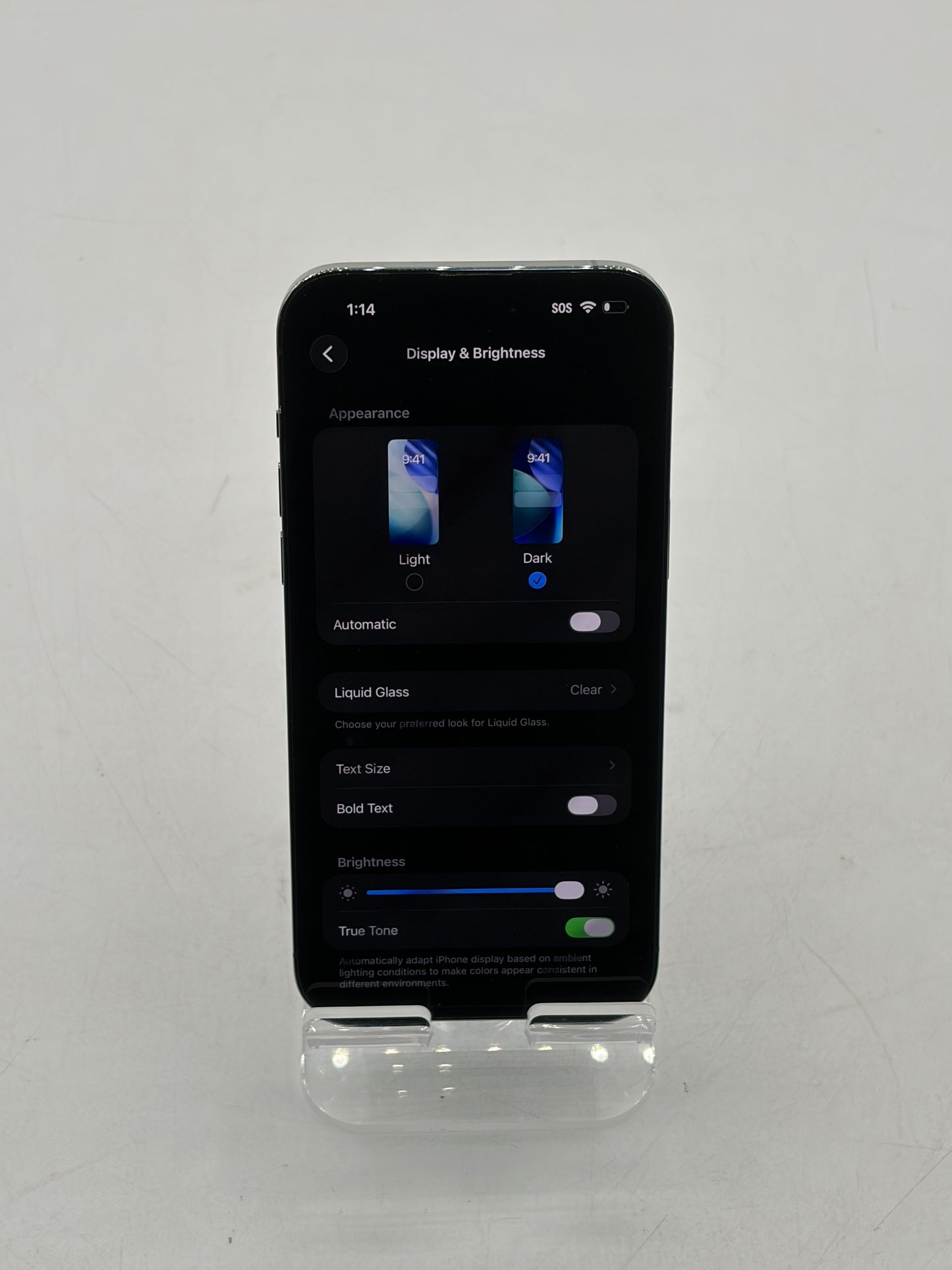 Unlocked Apple iPhone 14 Pro Max 256GB A2651 MQ8W3LL/A - Black Service Battery