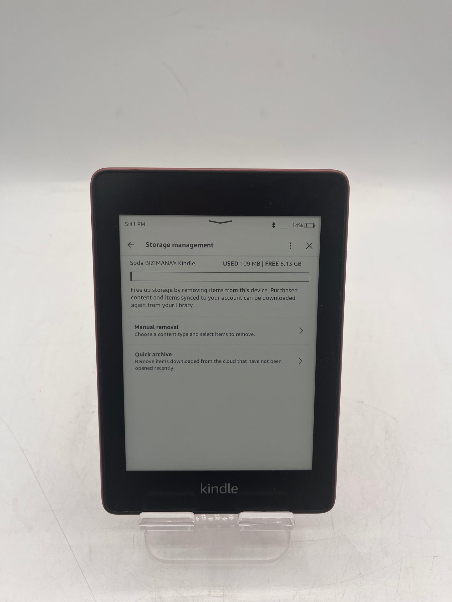Amazon Kindle Paperwhite 10 8GB - Pink