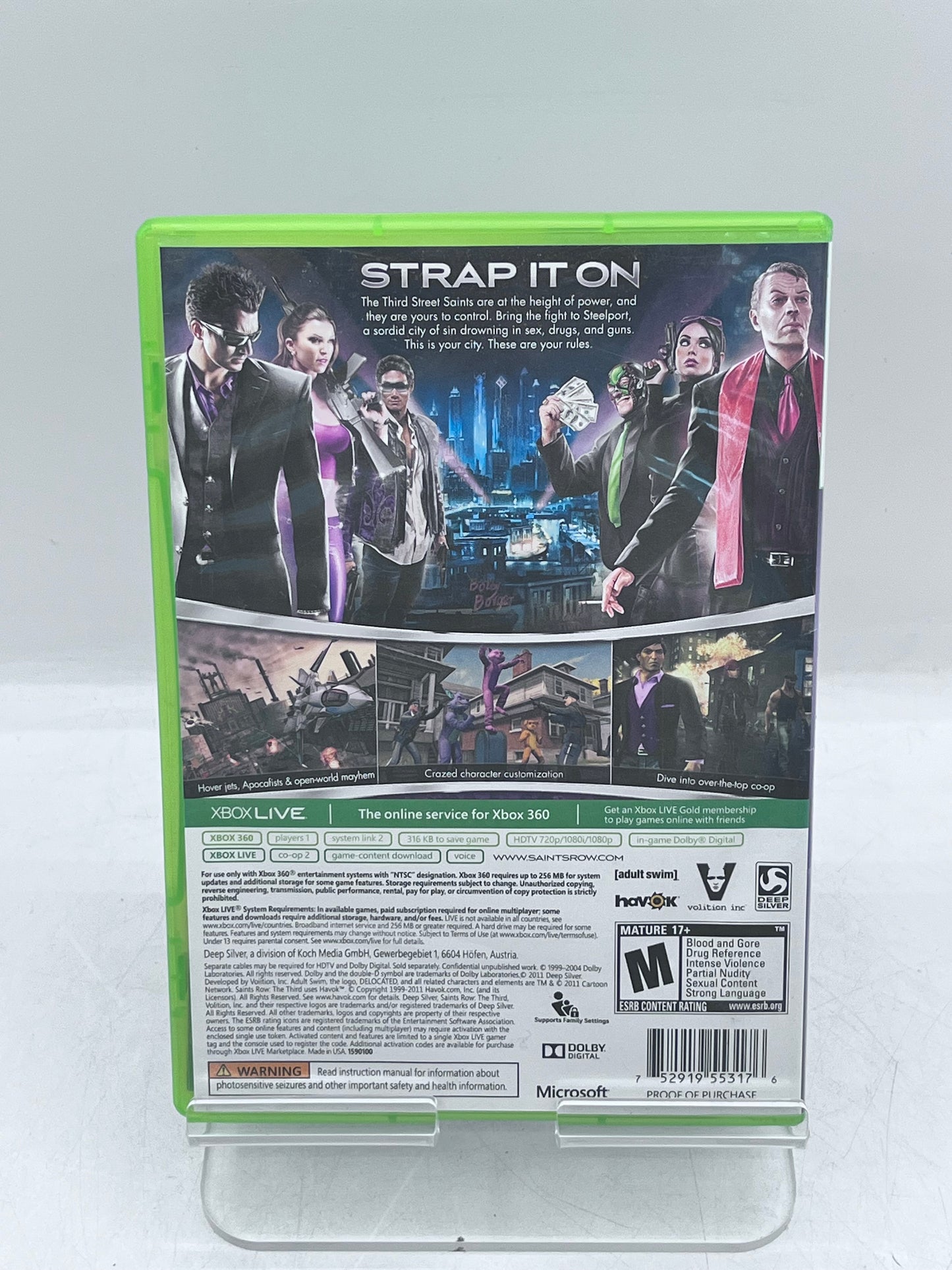 Saints Row: The Third - Video Game Xbox 360 - Free Shipping!