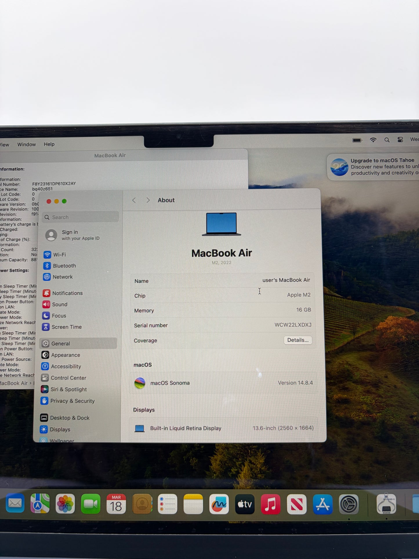 2022 Apple M2 MacBook Air 13.6'' 16GB 512GB A2681 MLY33LL/A Midnight