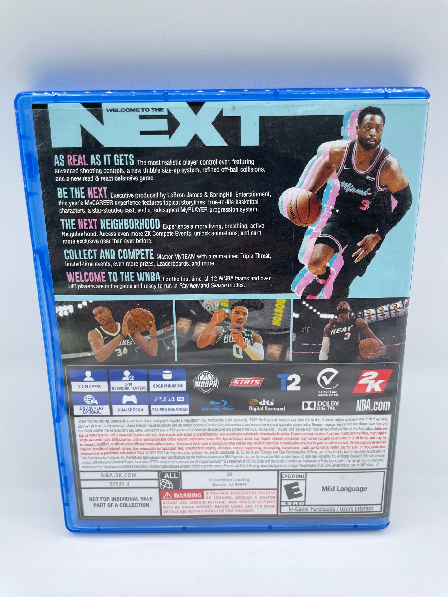 PlayStation 4 NBA 2K20 Legend Edition with Manual Free Shipping