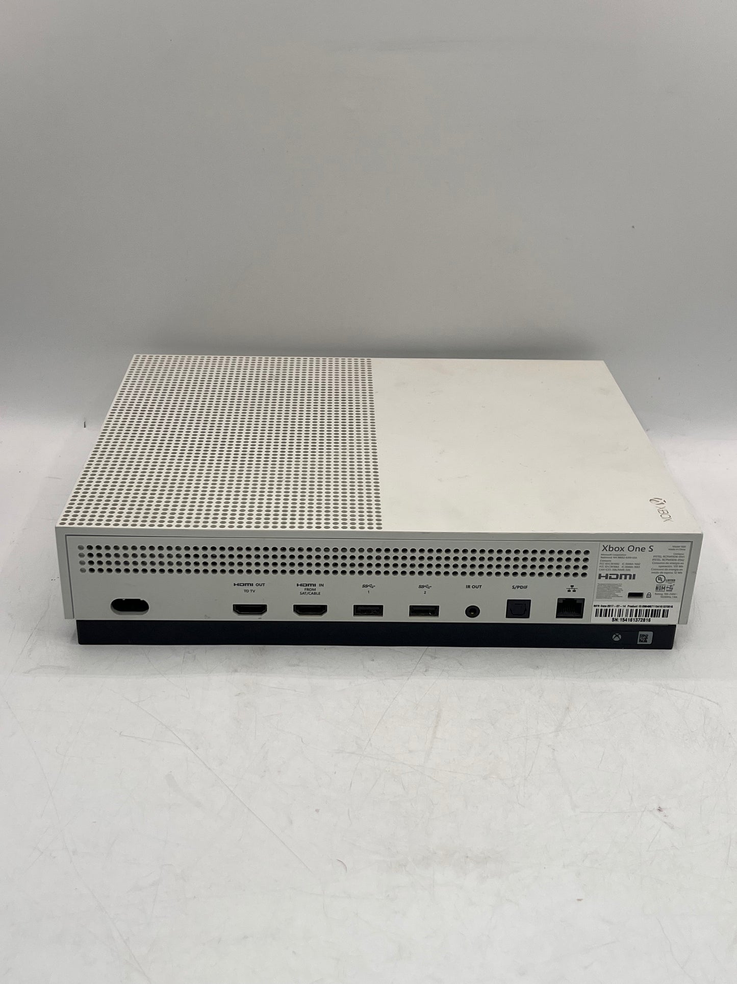 Microsoft Xbox One S (1681) 1TB Console w/ Controller White Tested Free Shipping