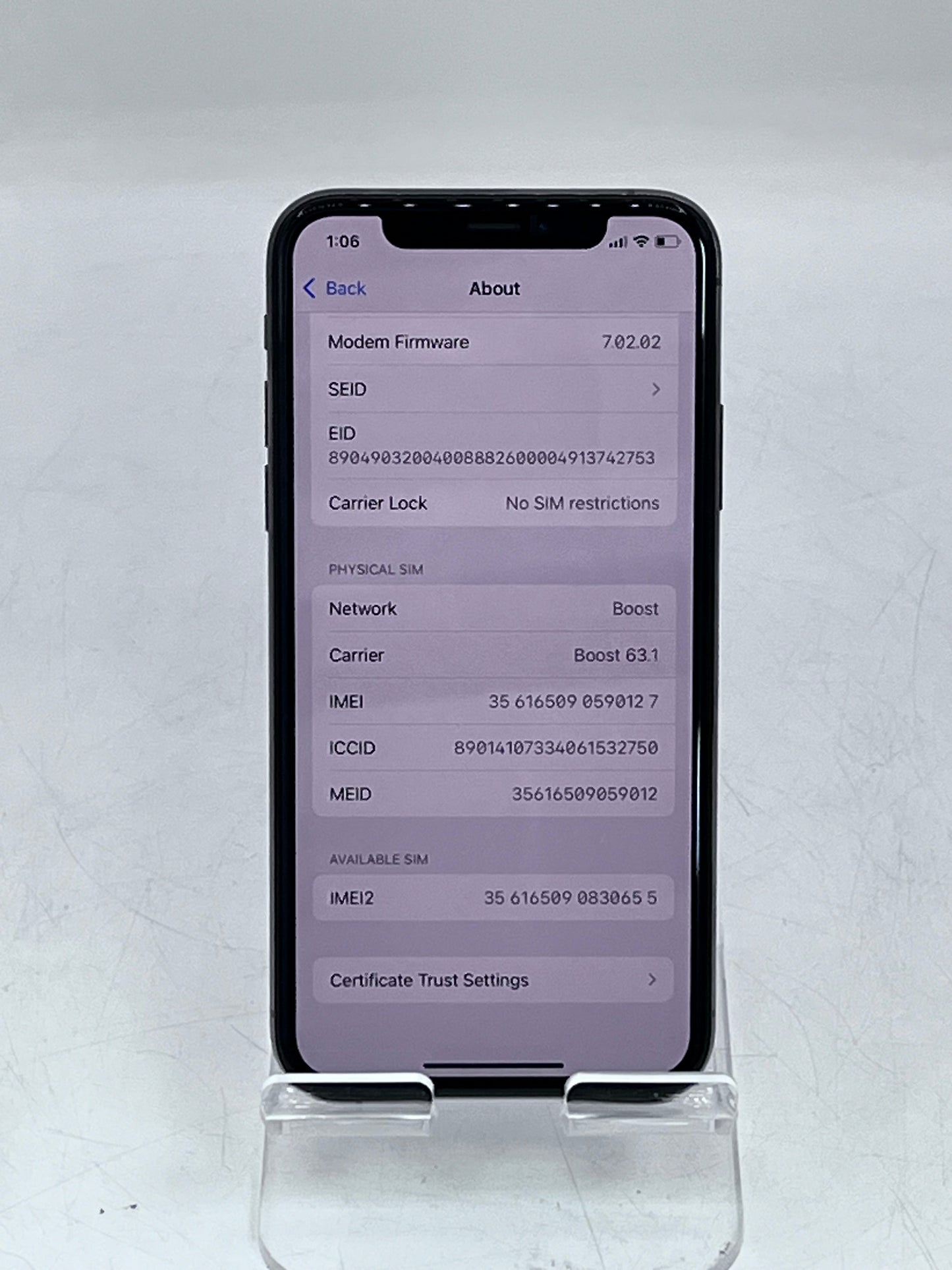 Apple iPhone XS Gold A1920 MTAJ2LL/A 64GB (Unlocked) - Clean IMEI