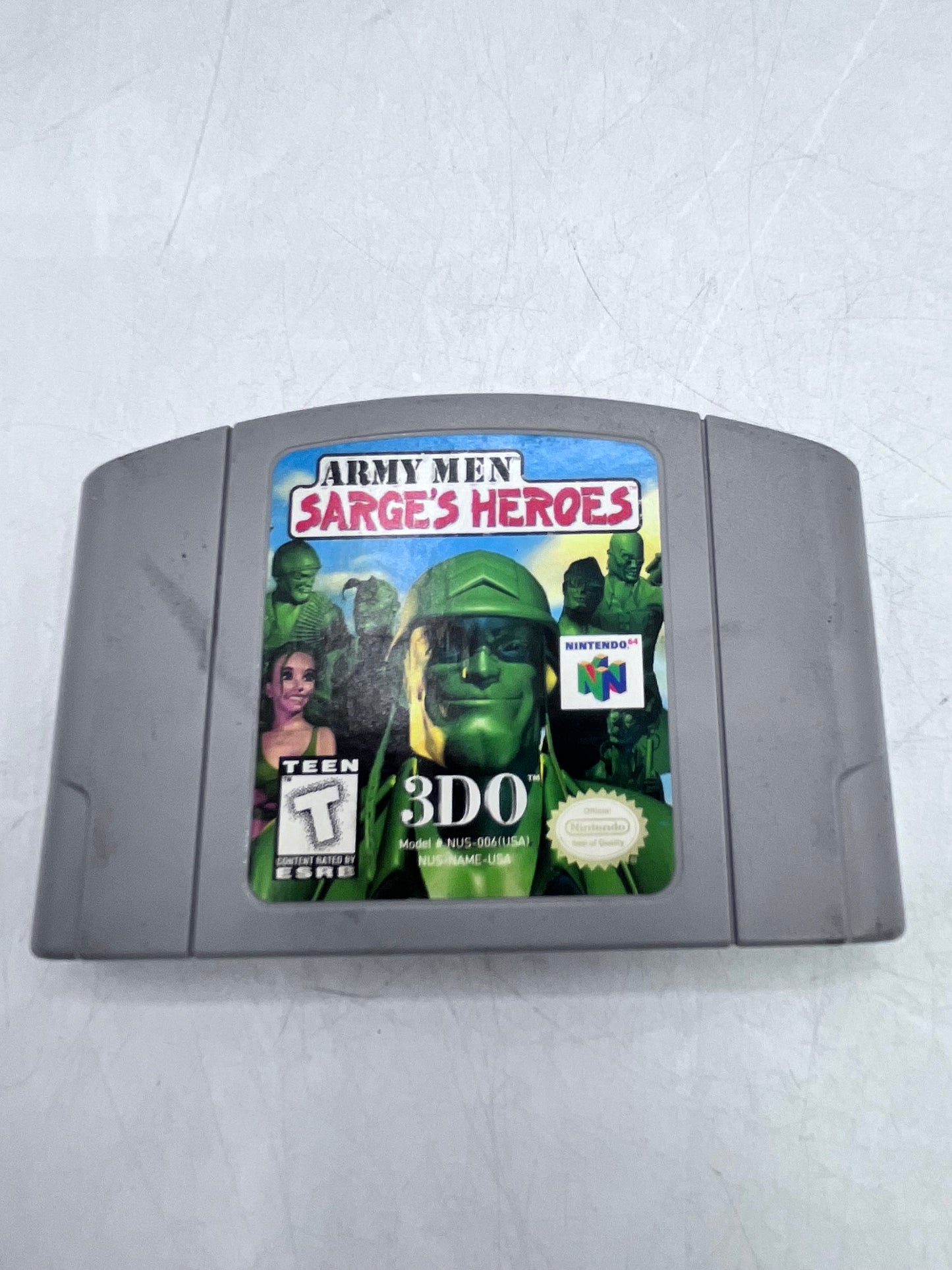 Nintendo 64 Army Men Sarge's Heroes Video Game - Used