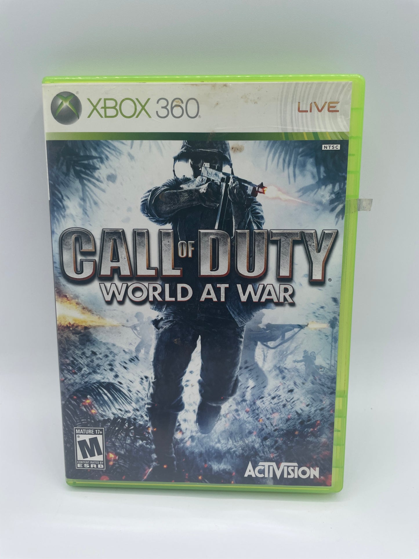 Xbox 360 Call of Duty World at War Video Game - With Box & Manual