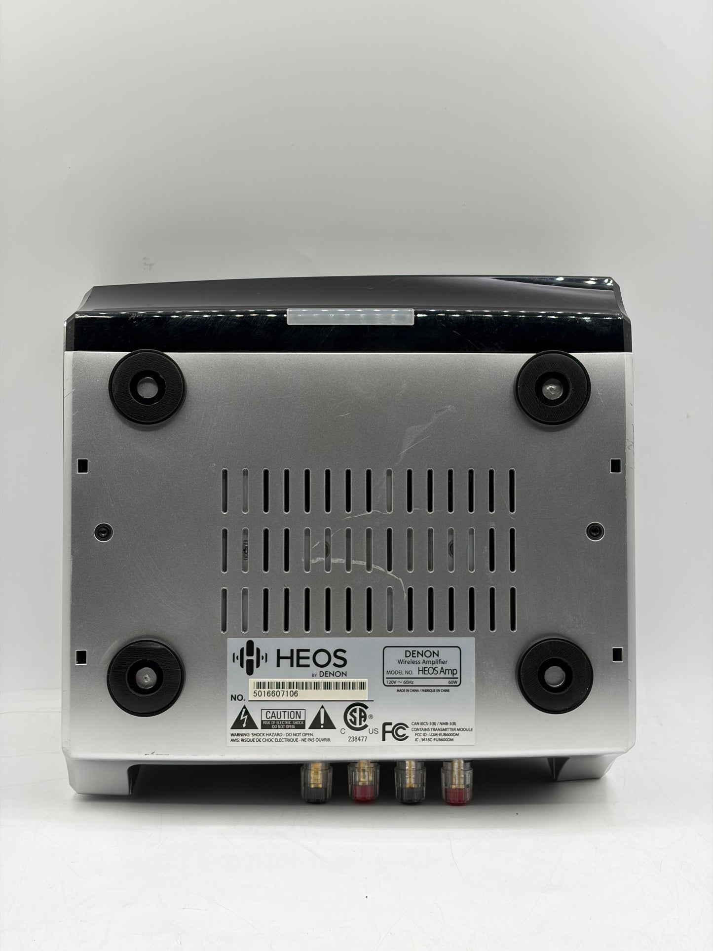Denon HEOS Amp 2-Channel Streaming Amplifier HS1 (1st Gen) Tested & Working