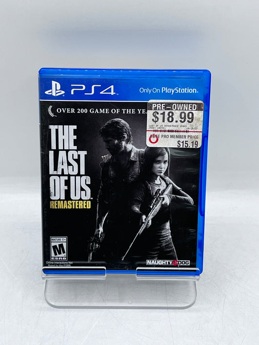 The Last of Us Remastered - PlayStation 4 PS4 Video Game - Free Shipping