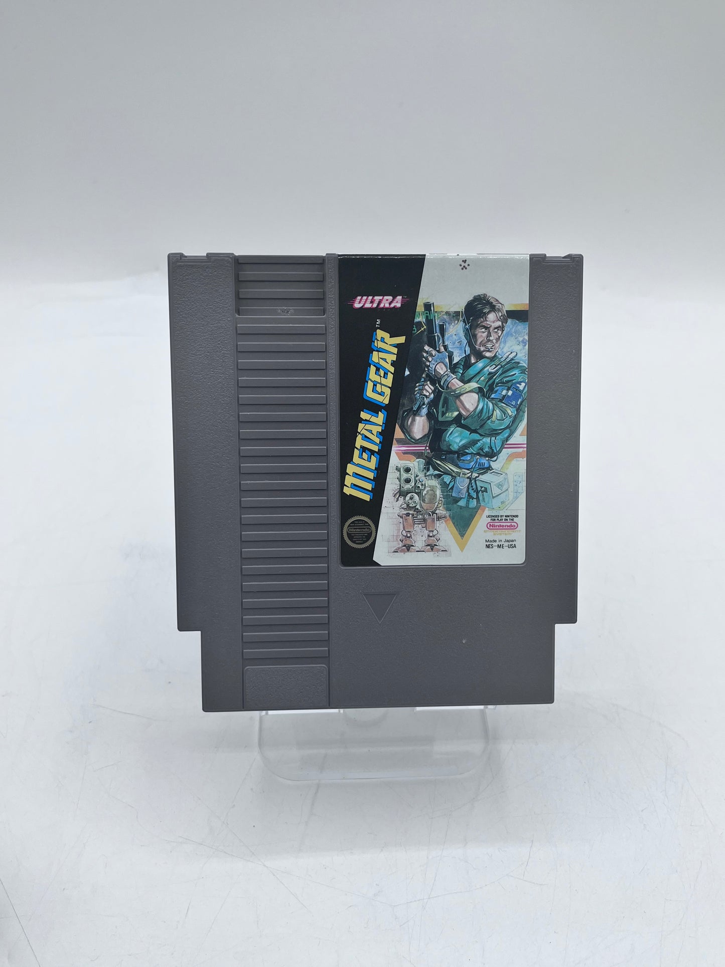 NES Metal Gear Video Game Case - Black