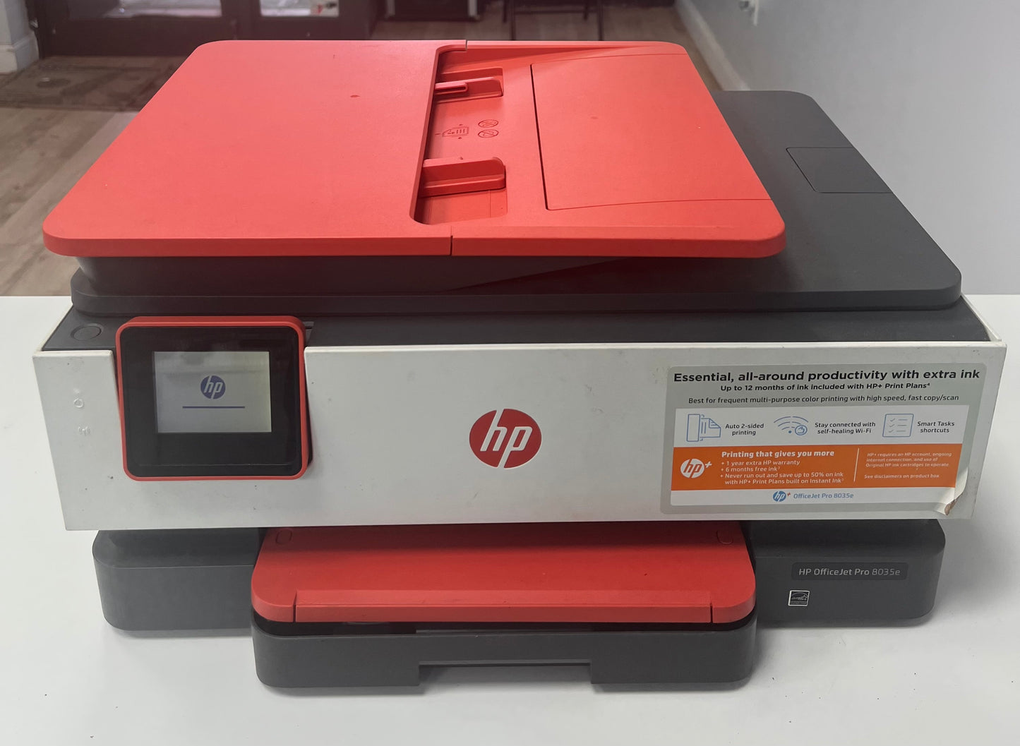 HP OfficeJet Pro 8035 Wireless All In One Printer Coral Black