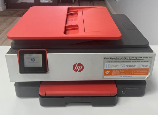 HP OfficeJet Pro 8035 Wireless All In One Printer Coral Black