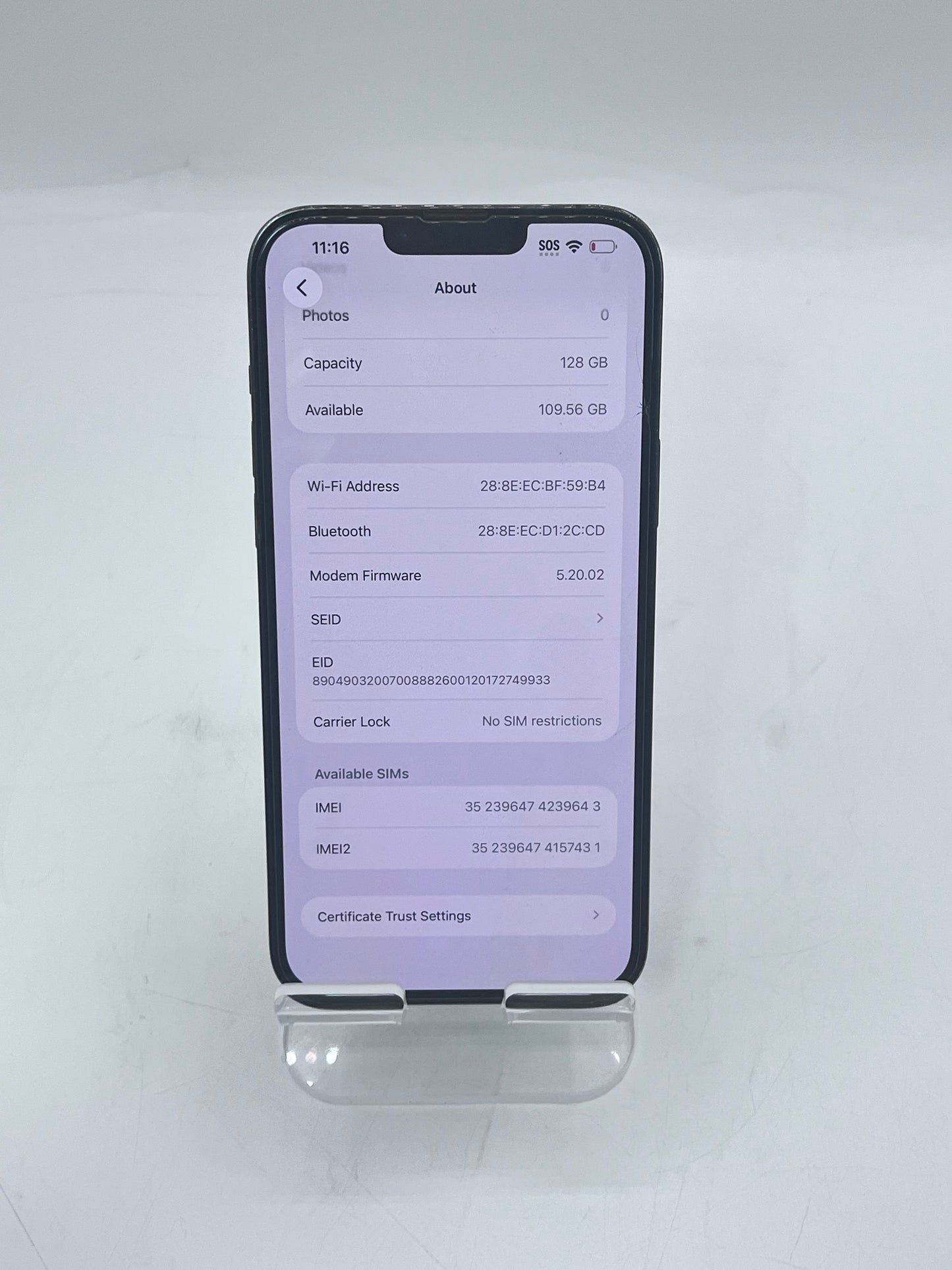 Unlocked Apple iPhone 13 Pro Max 6.7" MLKL3LL/A A2484 128GB Space Gray