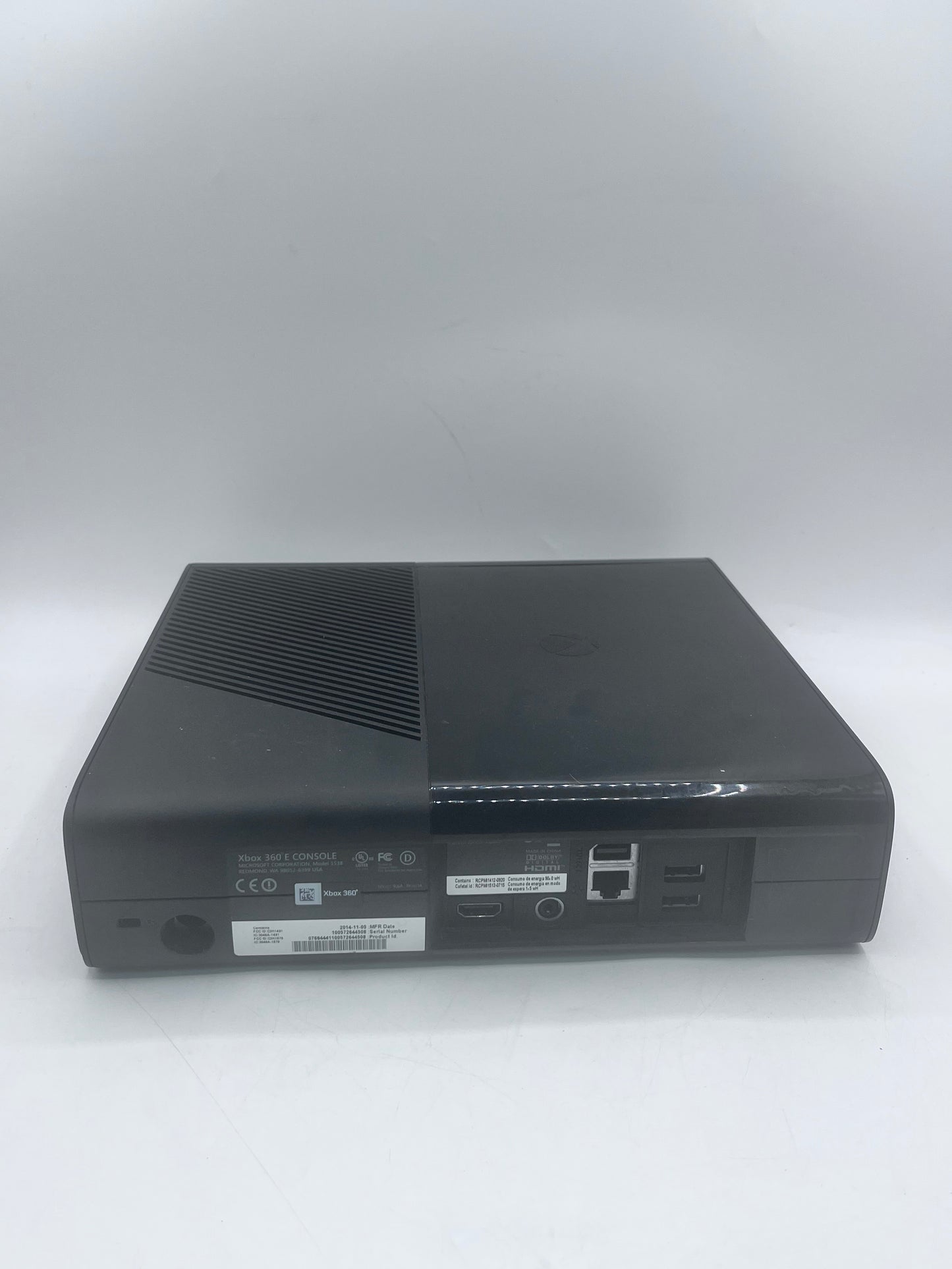 Microsoft Xbox 360 E 1538 2013 Video Game System with 2 Controllers Black