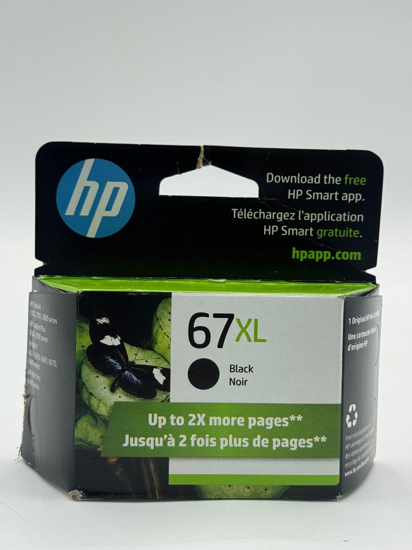 HP 67XL Printer Ink Cartridge - Black