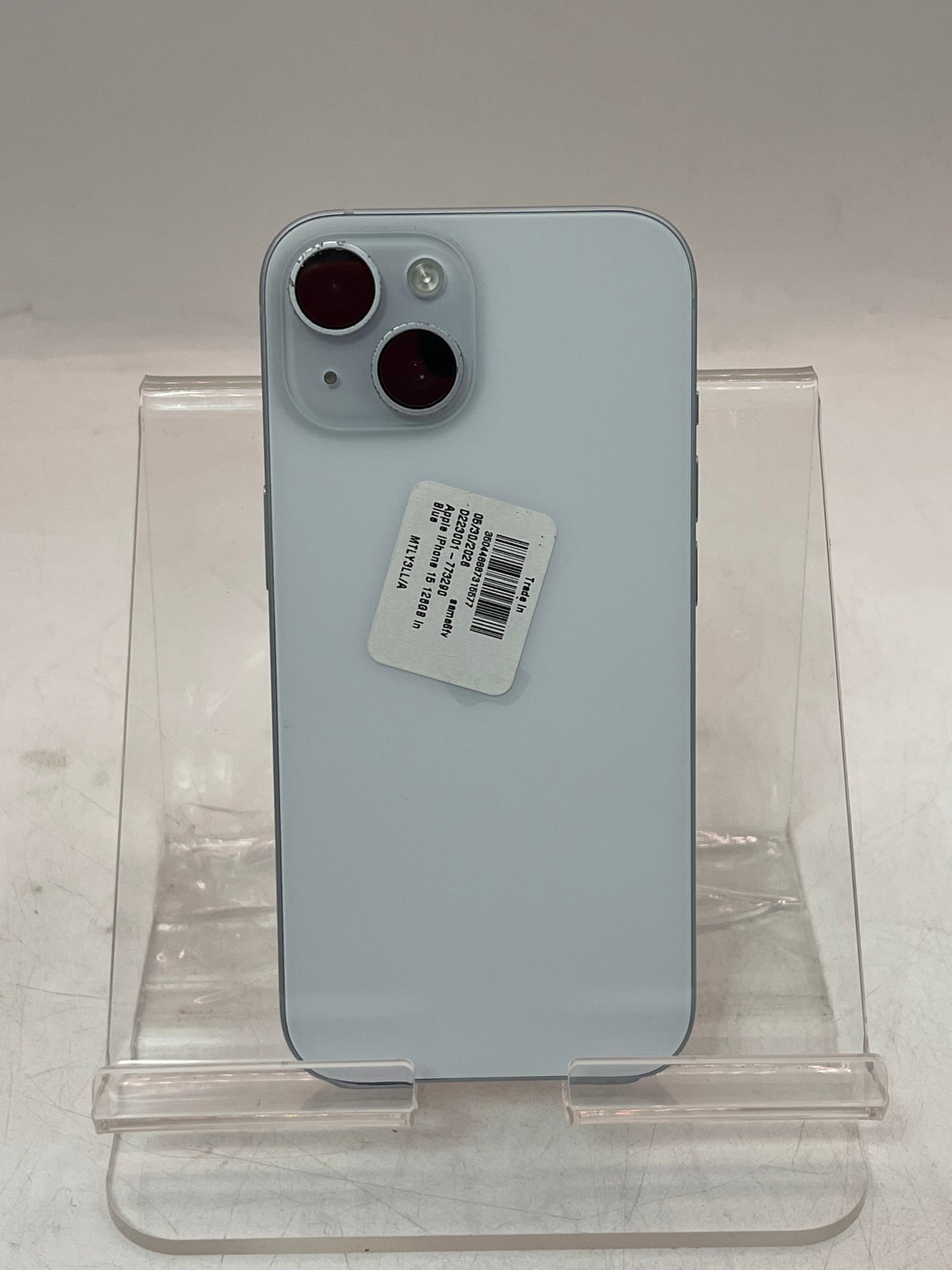 Unlocked Apple iPhone 15 128GB MTLY3LL/A A2846 White READ