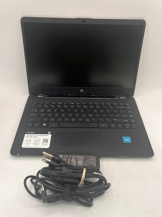 HP 14-dq0716dx 14" Laptop Intel Celeron 4GB 128GB - Black Broken