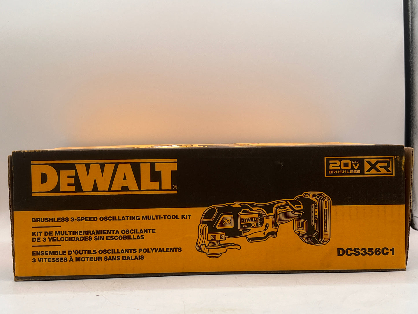 DEWALT DCS356C1 20V MAX XR 3-Speed Cordless Oscillating Tool Kit w/ Battery