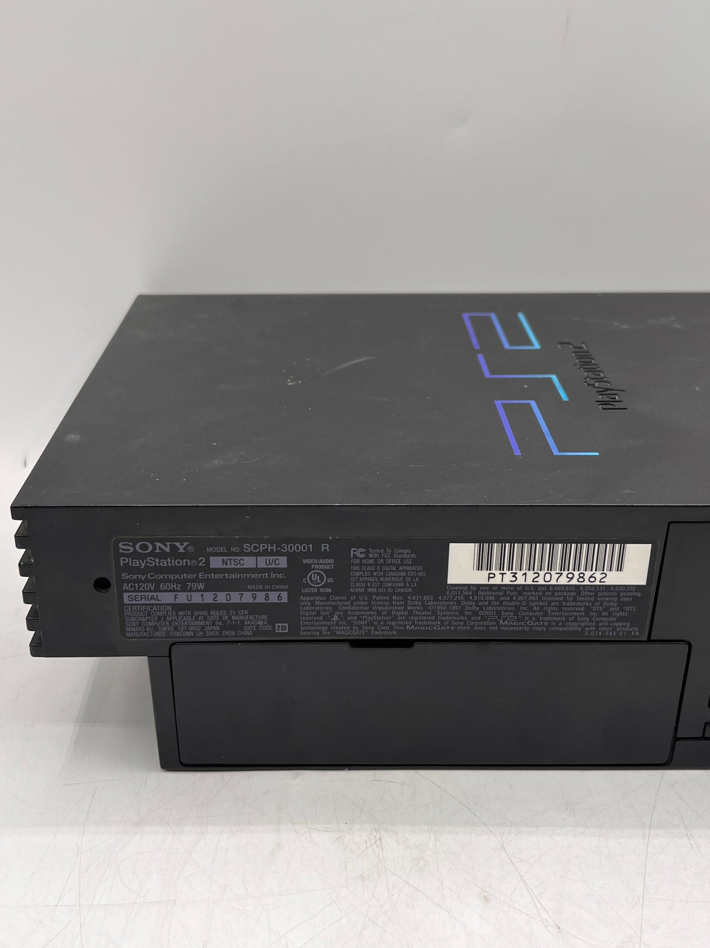 Sony PlayStation 2 Fat SCPH-30001 Black Console