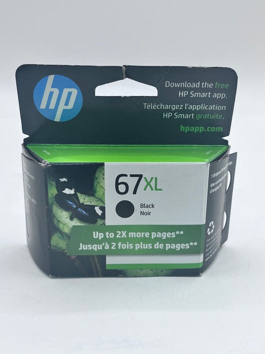 HP 67 XL Black Ink Cartridge - New In Box