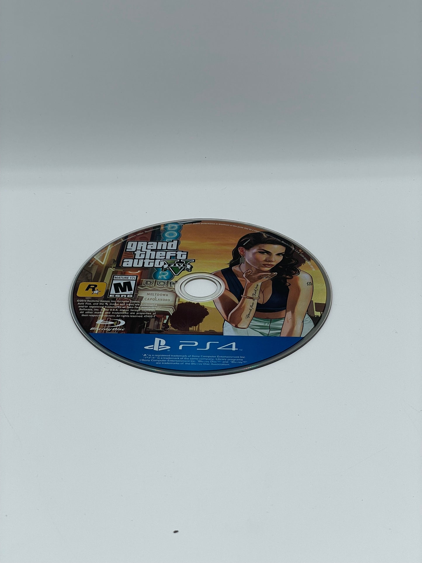 Grand Theft Auto V for PlayStation with Map - Used with Box - Free Shipping
