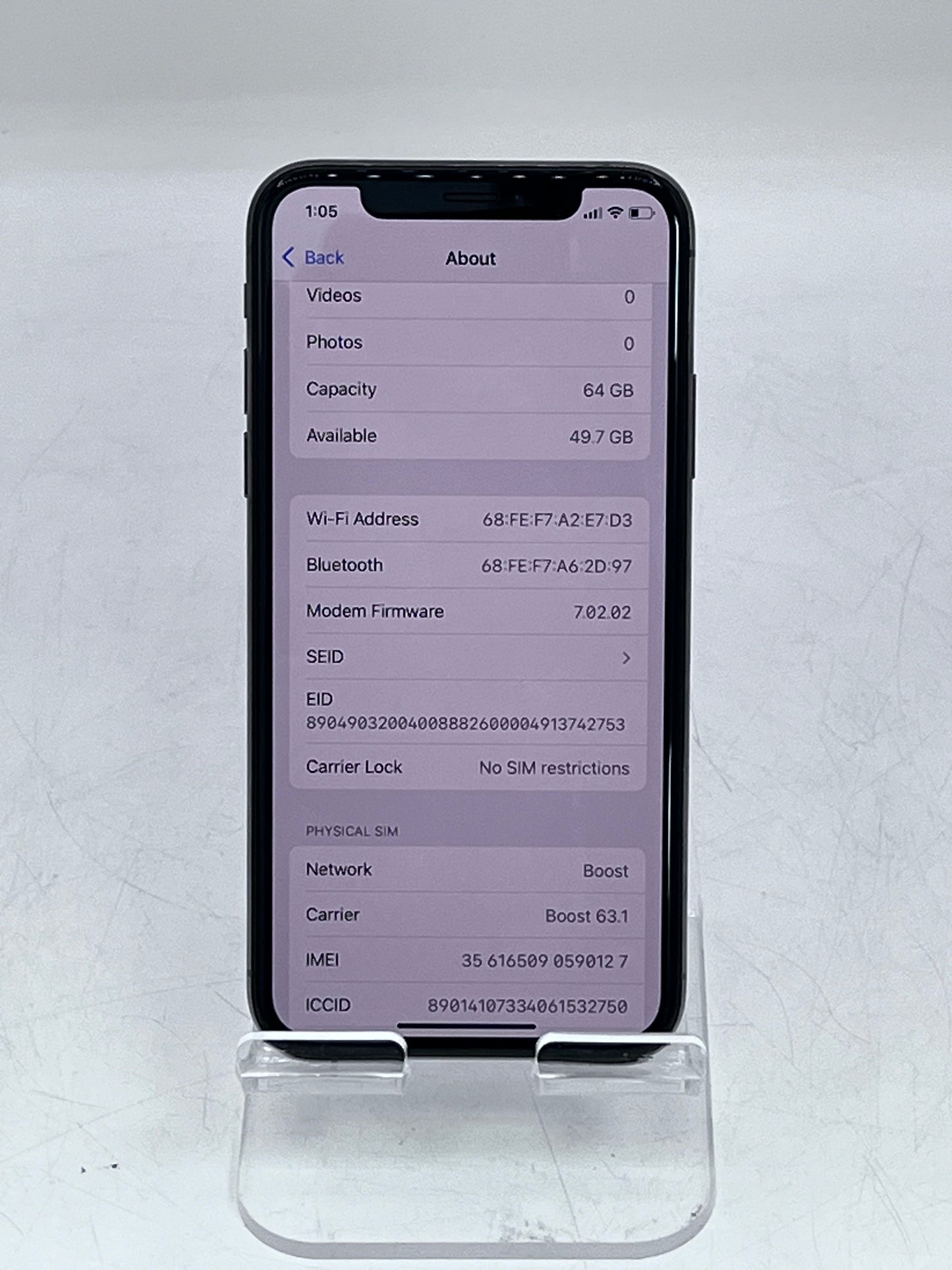 Apple iPhone XS Gold A1920 MTAJ2LL/A 64GB (Unlocked) - Clean IMEI