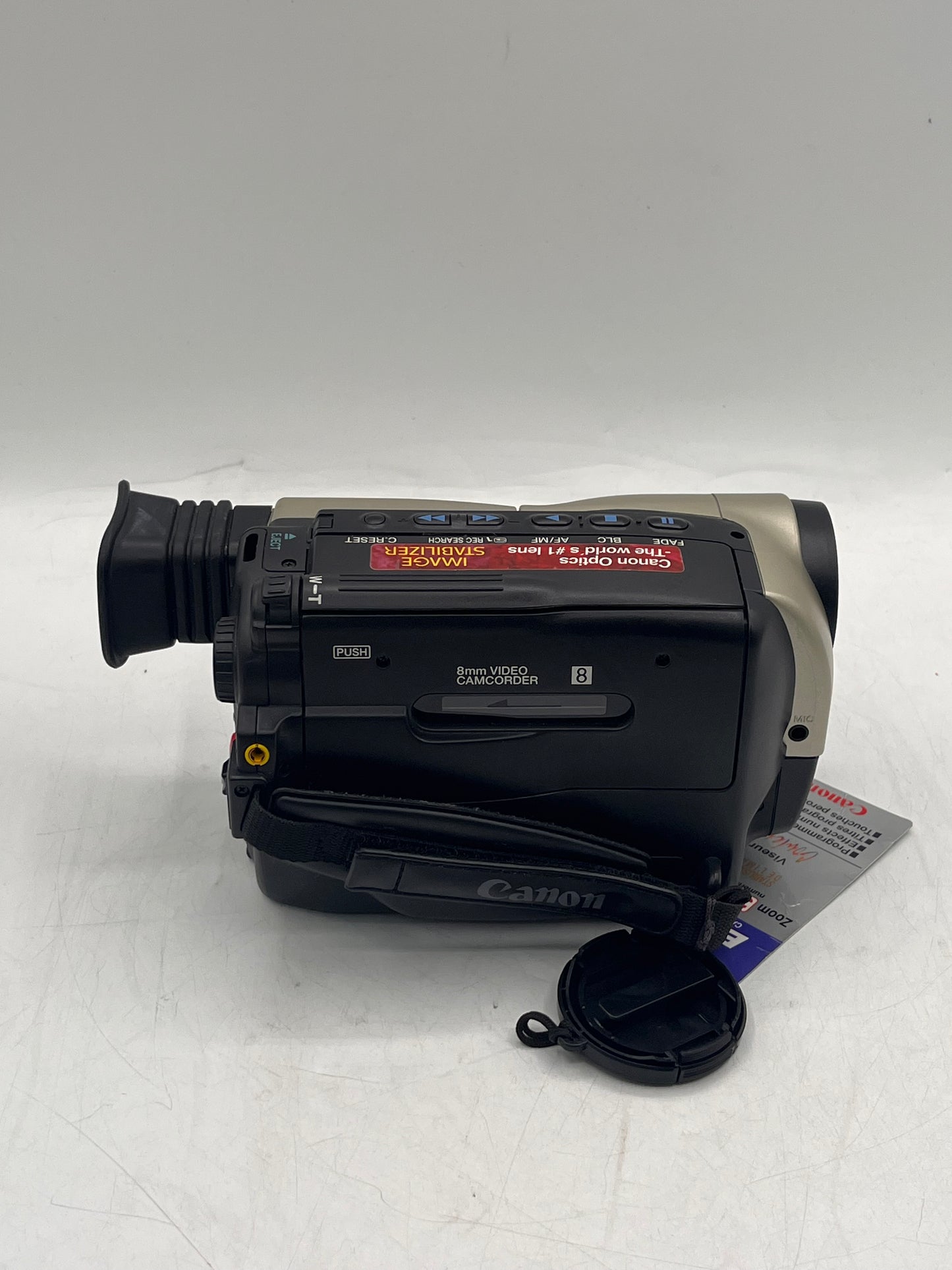 Canon EOS ES280 8mm Video Camcorder NTSC Digital Camera Black