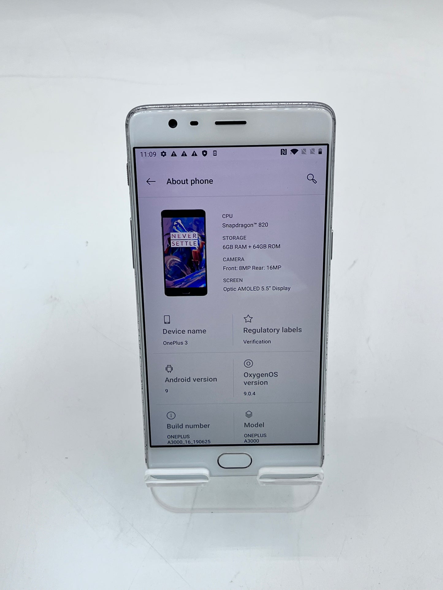 Unlocked OnePlus 3 A3000 5.5-inch 64GB Smartphone White