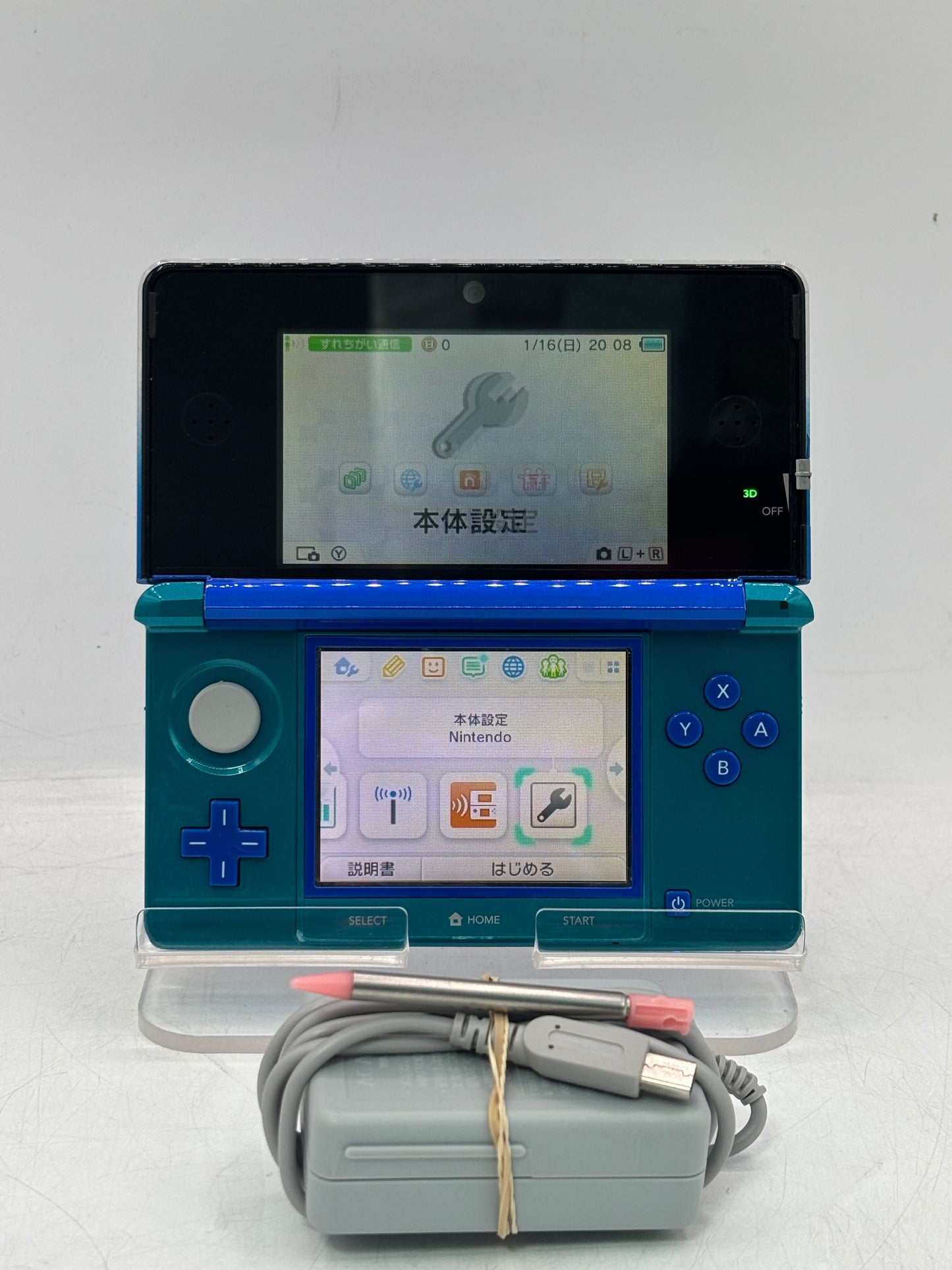 Nintendo 3DS CTR-001 (JPN) 2GB, 2011 (Blue)