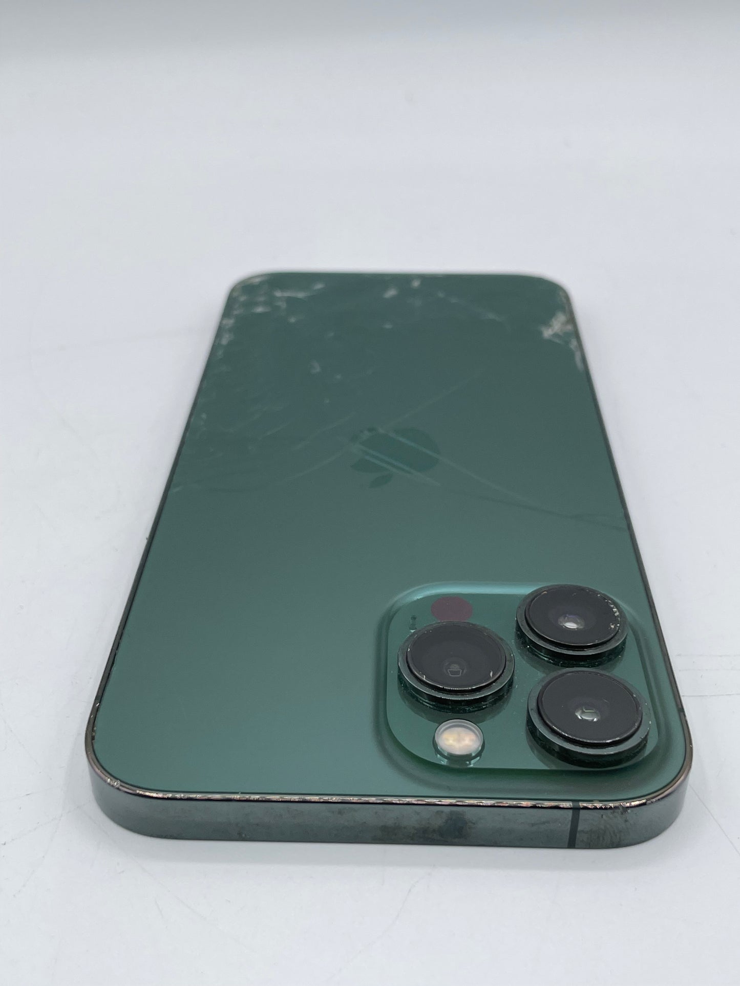 Apple iPhone 13 Pro Max 128GB Unlocked - Green - Cracked Back 99% Battery