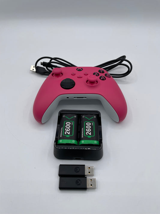 Microsoft QAU-00082 Wireless Controller for Xbox One/Series X - Deep Pink