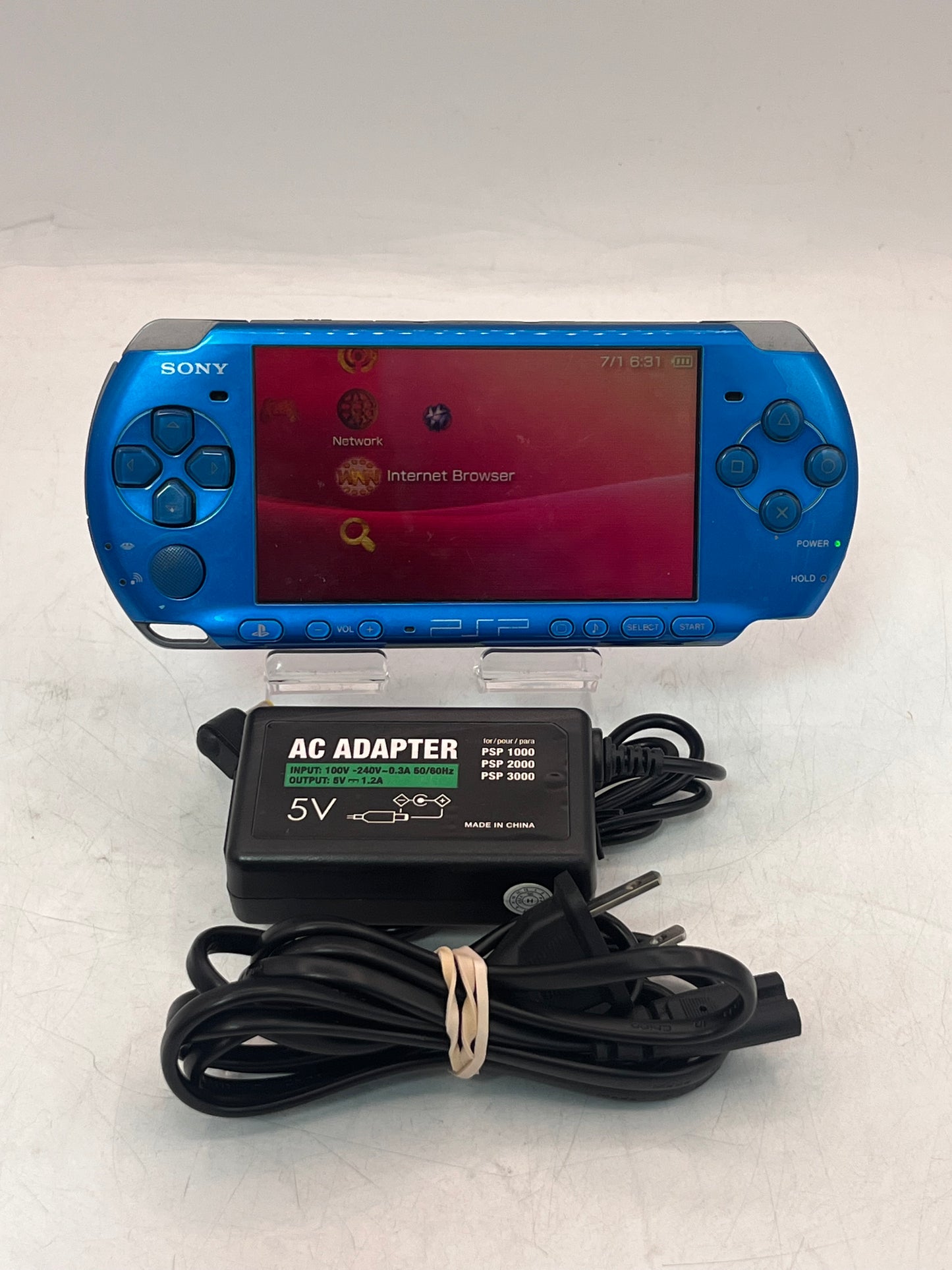 Sony PSP-3000 Video Game System - Blue