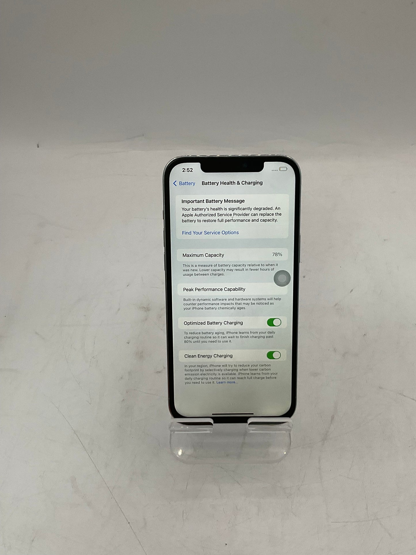 T-Mobile Apple iPhone 12 Pro Max MG8Y3LL/A A2342 128GB White READ