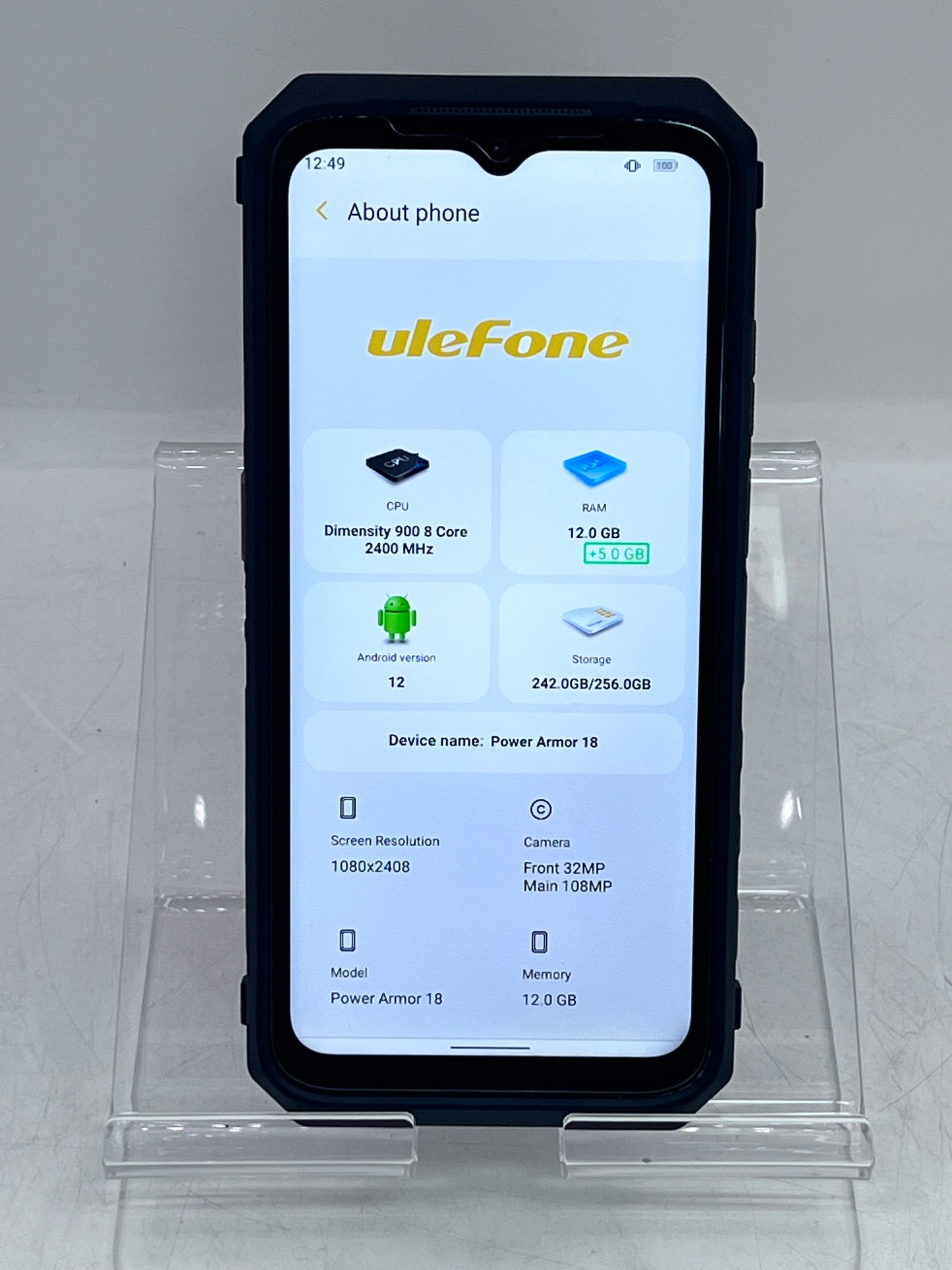 Ulefone power armor 18t ultra 5g 256GB Unlocked