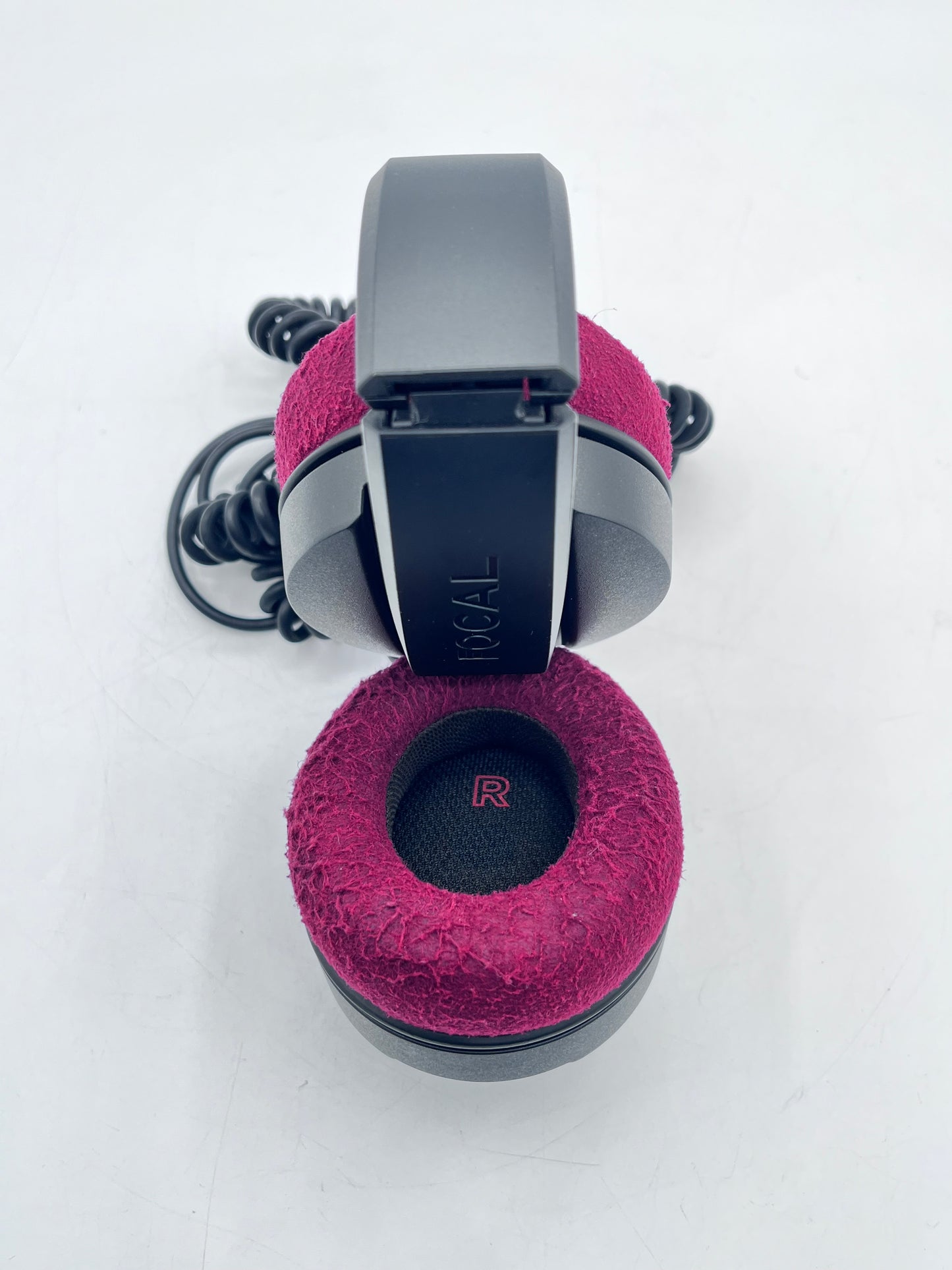Focal Listen Professional Over the Head Studio Headphones - Black/Red