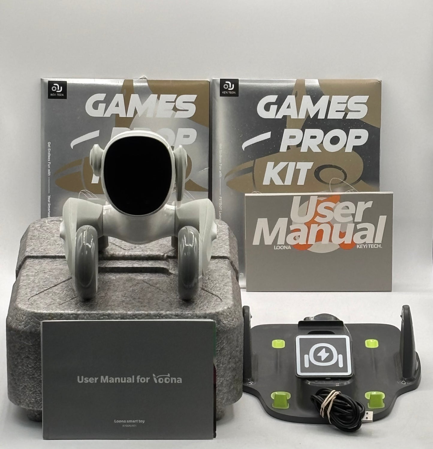 Loona Robot With Charger, Manual & Foam Box