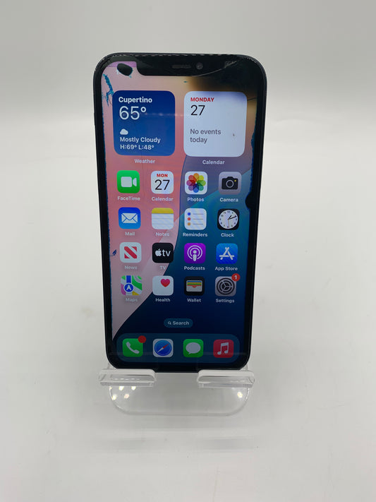 Unlocked Apple iPhone 12 6.1" 64GB A2172 MGH63LL/A Black