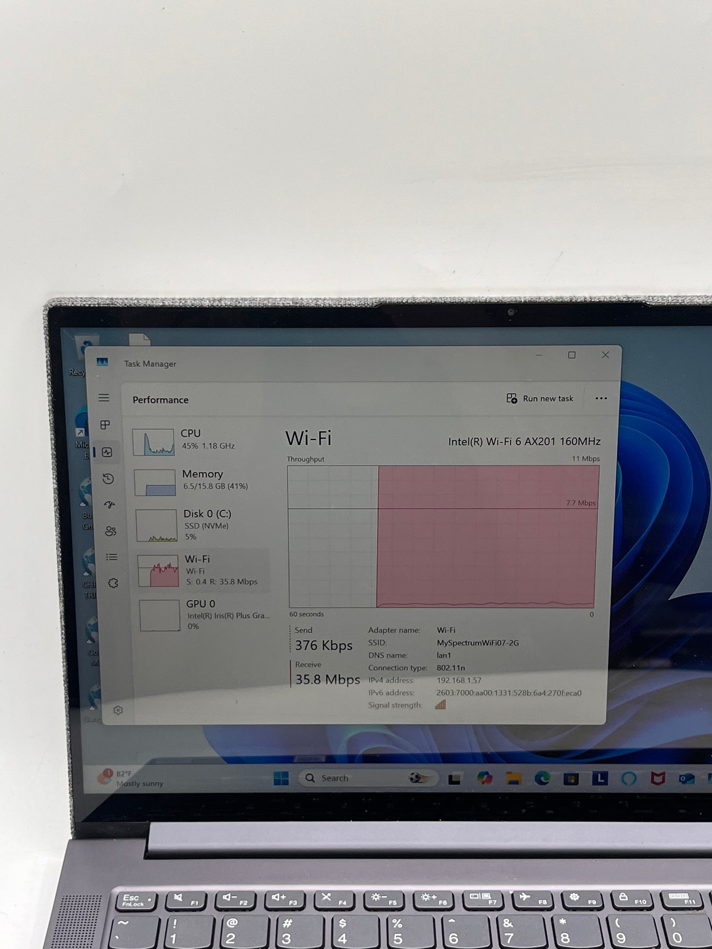 Lenovo IdeaPad Slim 7 15" Laptop Core i5 16GB 512GB Silver TOUCH