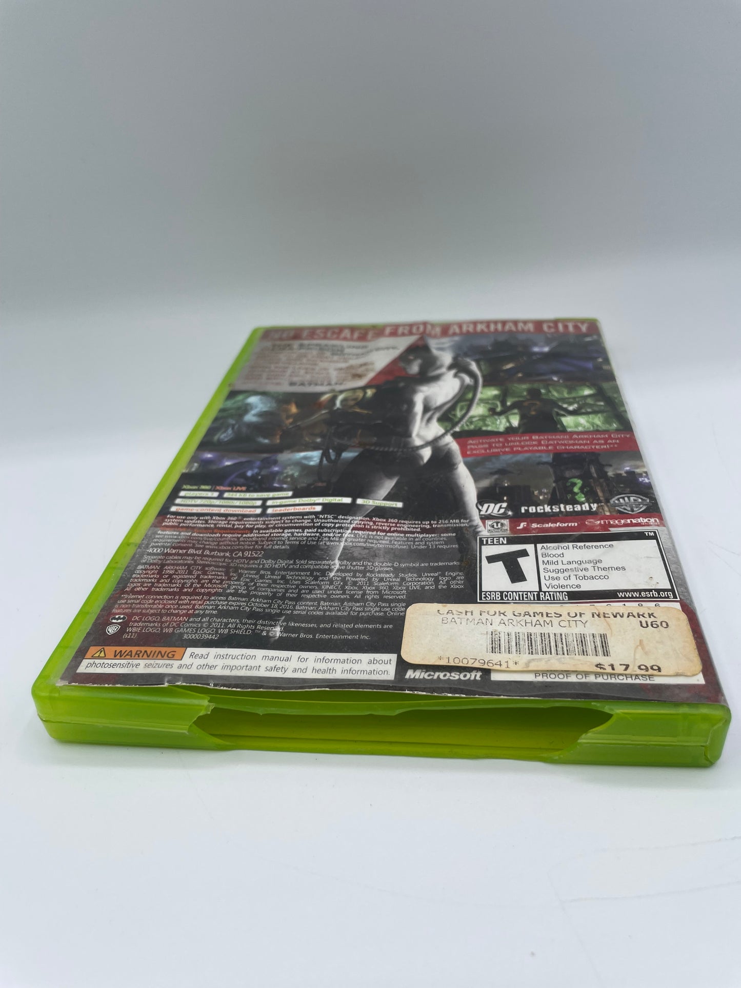 Xbox 360 Batman: Arkham City Video Game - Used with Box