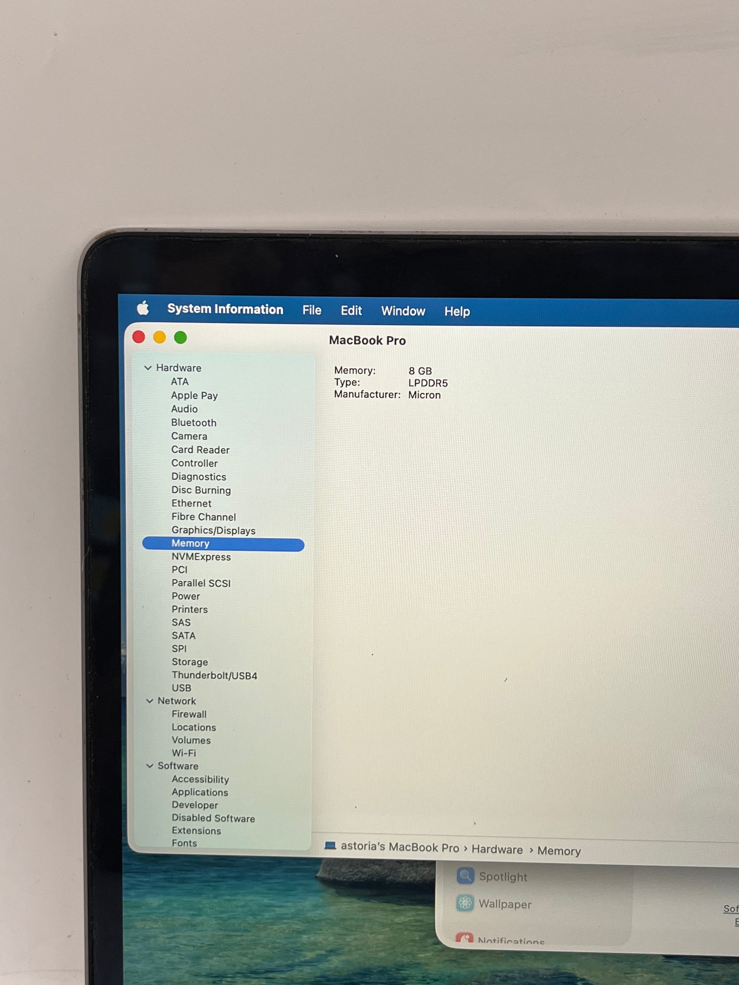 2022 Apple MacBook Pro 13"M2 8GB 256GB A2338 Space Gray 333 Cycle Count