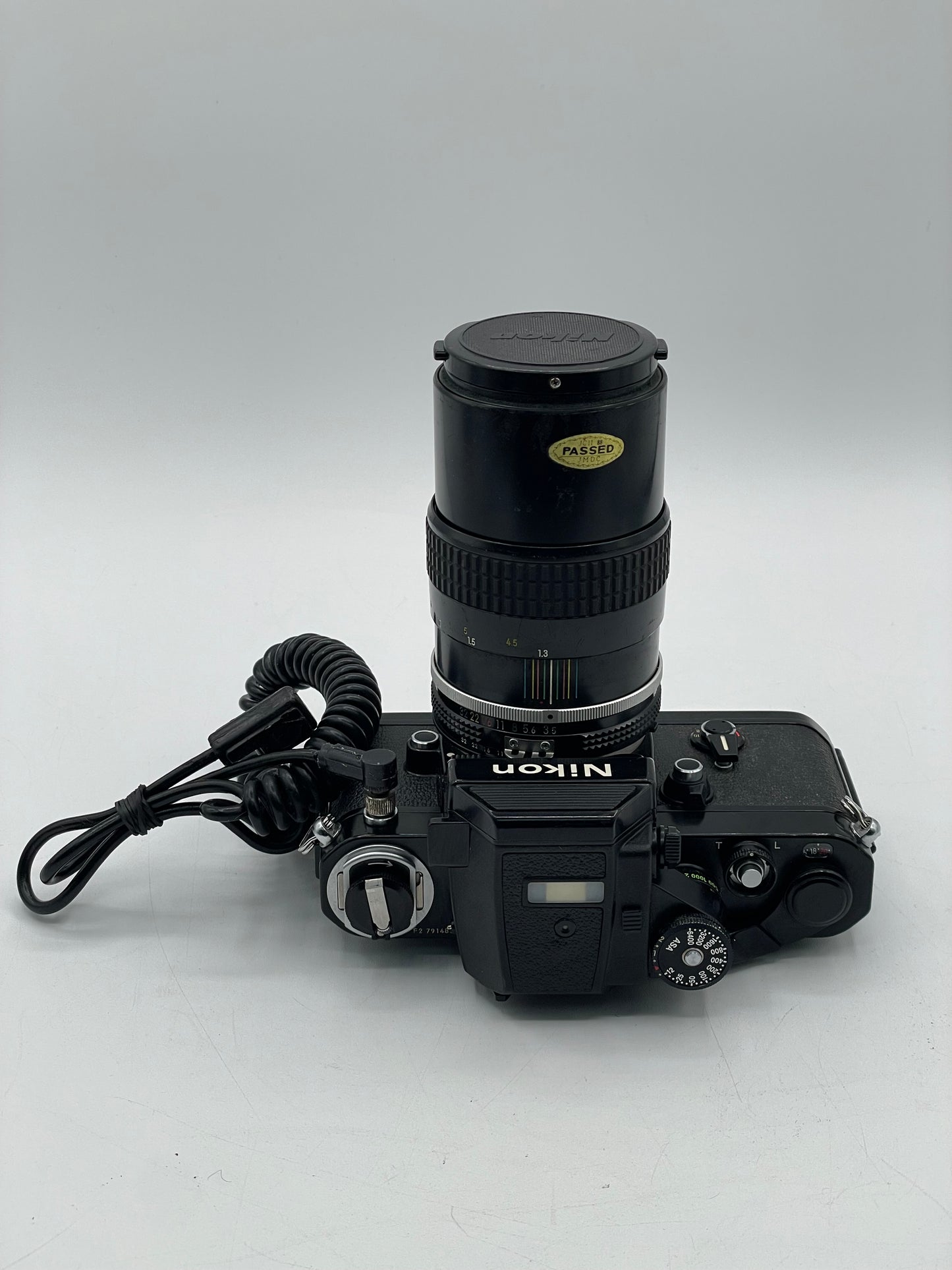 Nikon F2AS 35mm Film SLR Camera with Nikkor-Q Auto 135mm f/3.5 lens