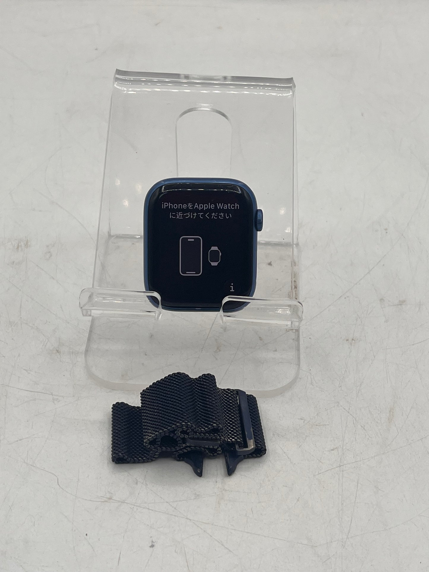 Apple Watch Series 7 A2474 45mm GPS Blue Aluminum Solo Loop