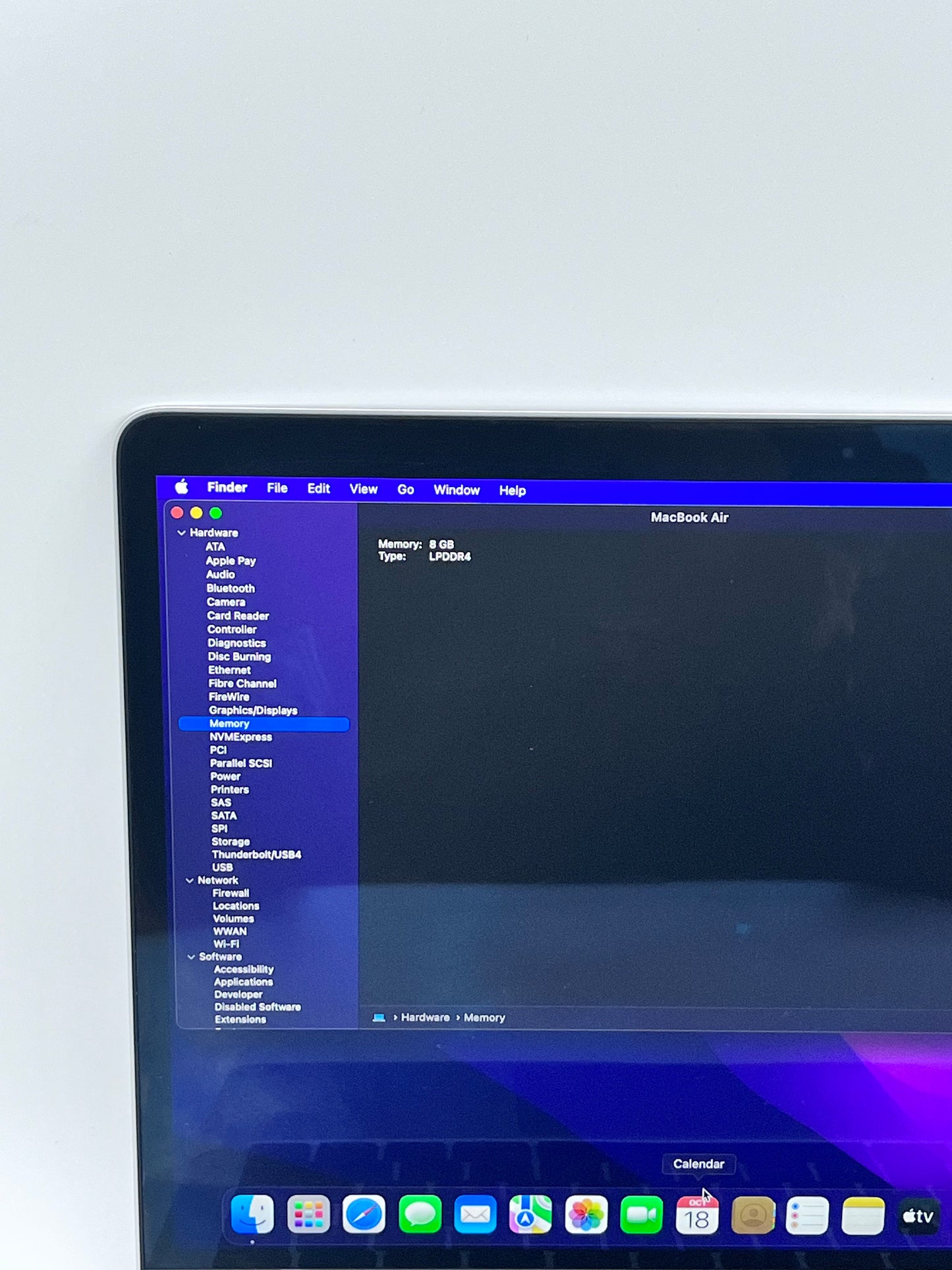 2020 Apple MacBook Air 13.3" M1 7C 8GB 256GB A2337 REMOTELY MANAGED