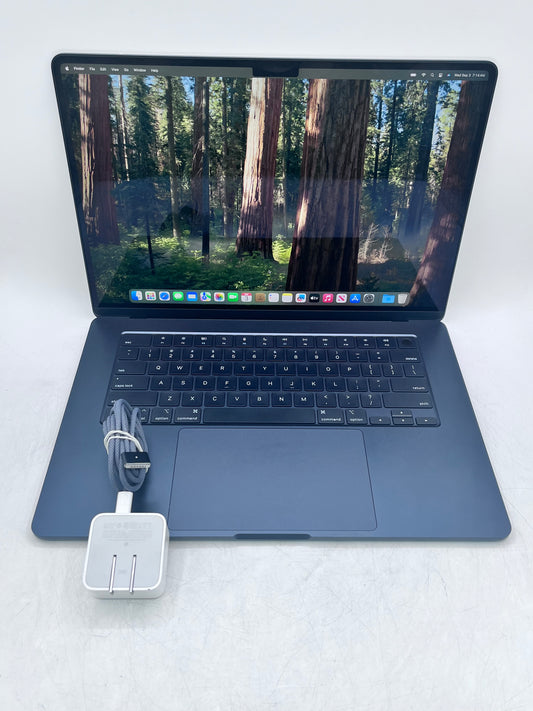 2024 Apple MacBook Air 15" M3 A3114 MXD43LL/A 2 Midnight Blue 512GB 16GB 23 Cycle Count