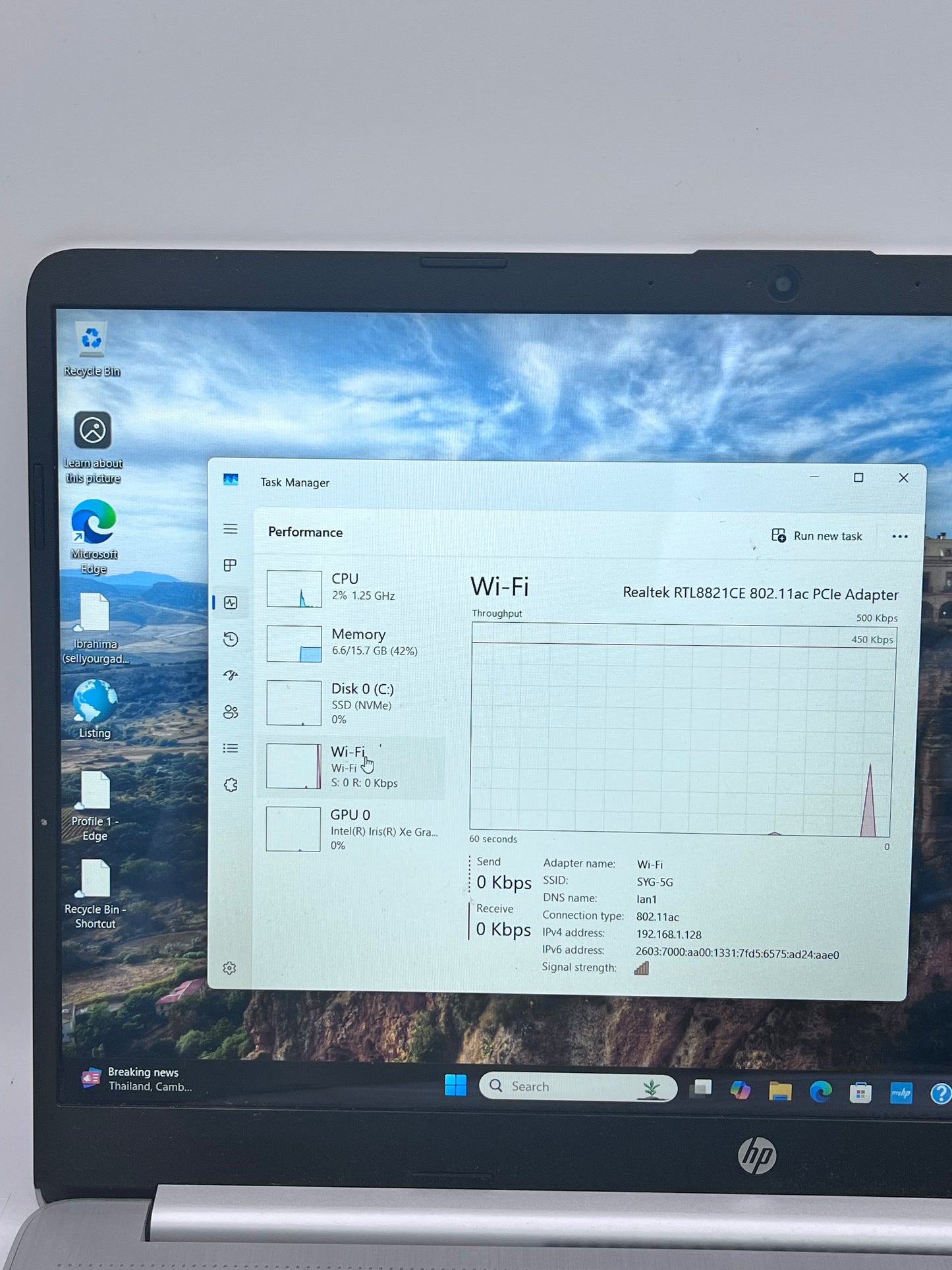 HP 15-dy2073dx Laptop Core i7 16GB 512GB - Silver