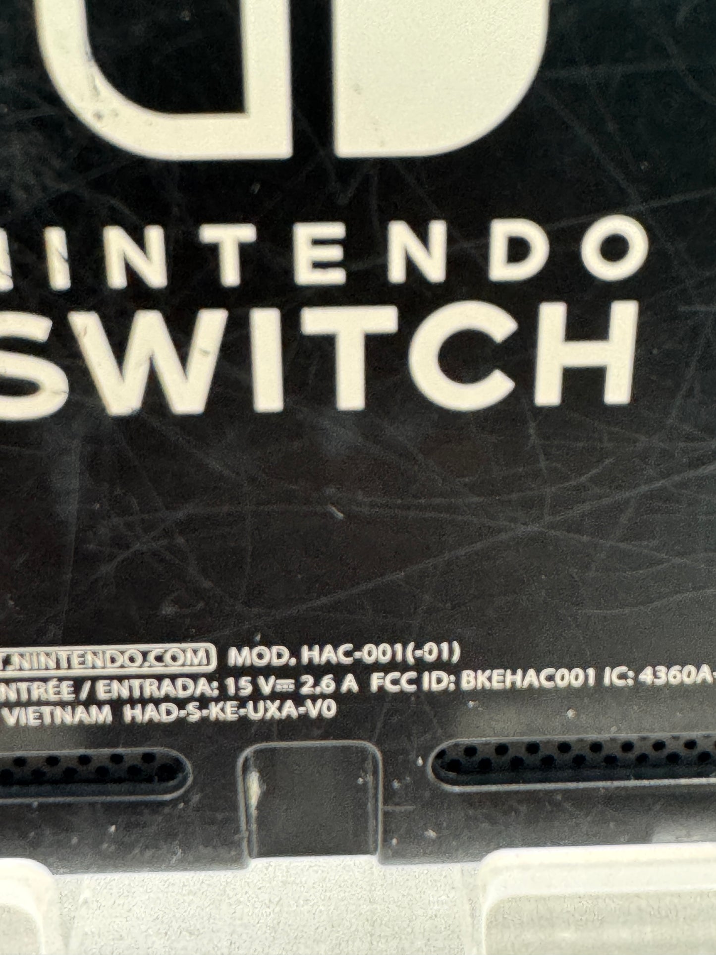 Nintendo Switch (HAC-001-01) Console 32GB Orange/ White Tested Free Shipping