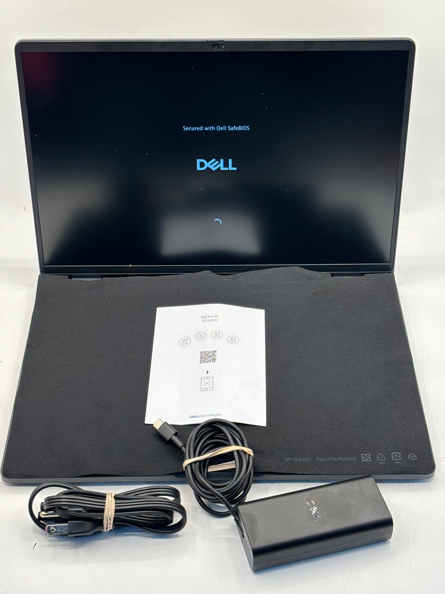 Dell Pro 16 PC16255 AMD Ryzen 5 220 8GB 256GB SSD Black Excellent Condition