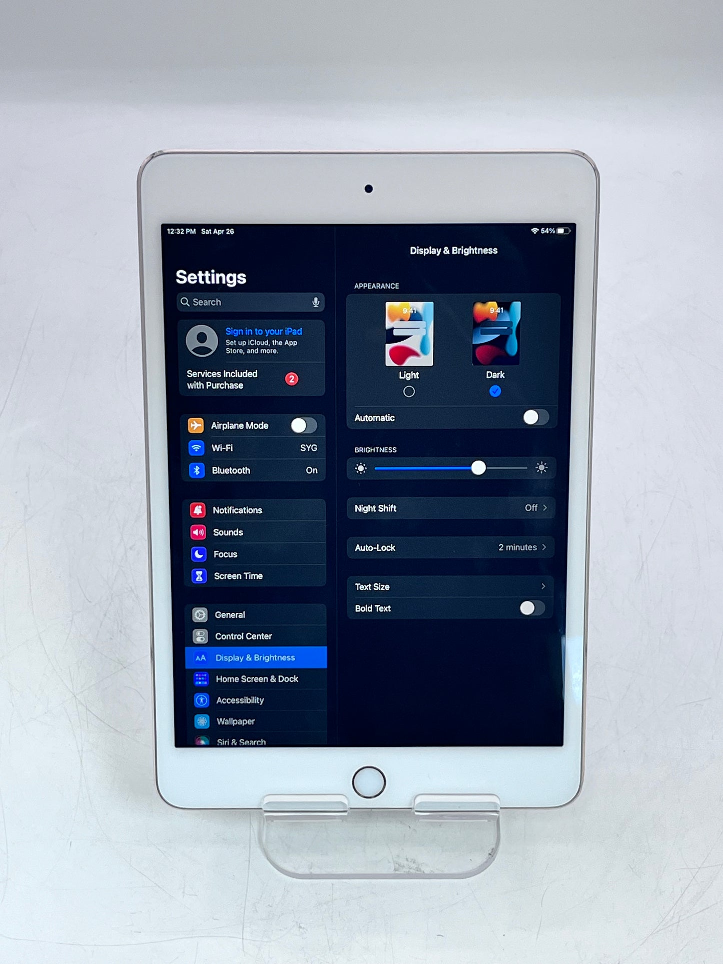 Apple iPad Mini (4th Gen) A1538 MK9Q2LL/A (2015) -Gold