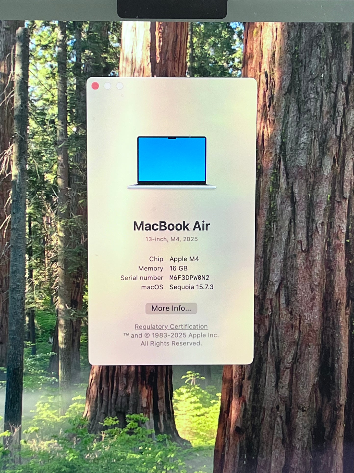 2025 Apple MacBook Air 13" M4 2025 256GB 16GB Sky Blue BH 100% Free Shipping