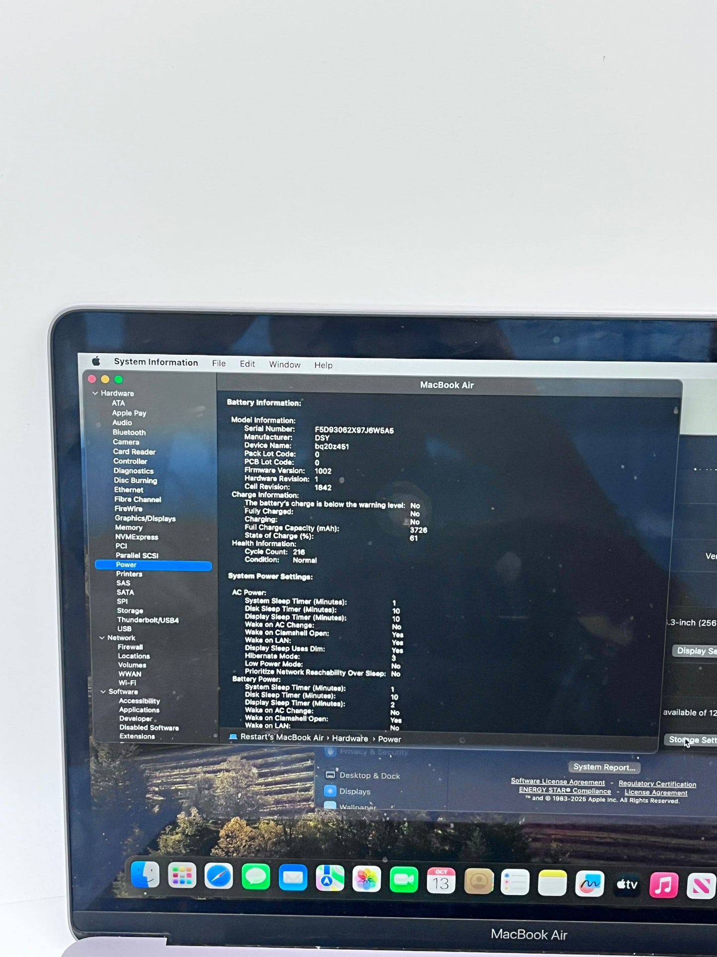 Apple MacBook Air 13" A1932 128GB 4GB 2019 -  Space Gray