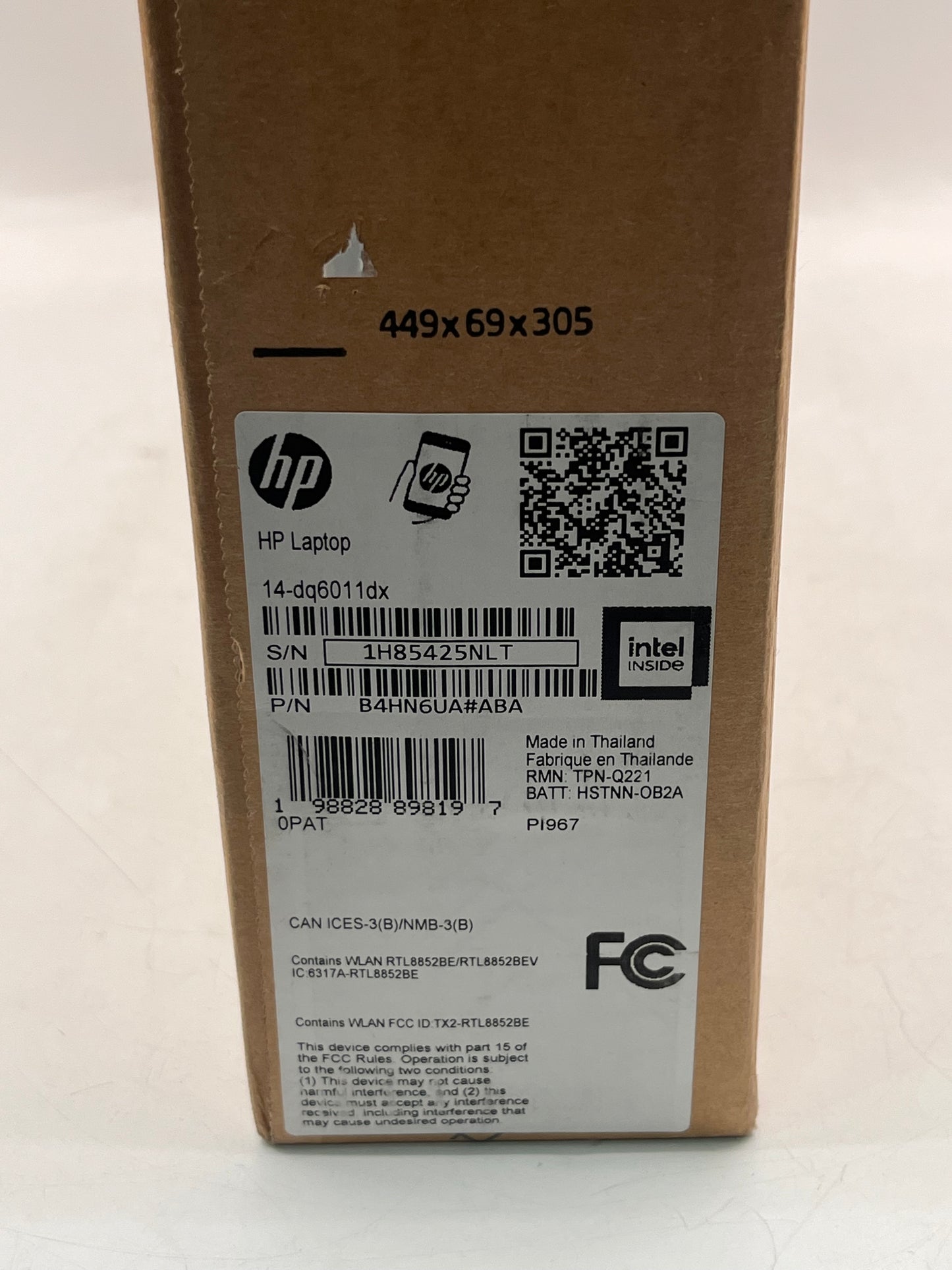 HP 14-dq6011dx 14-inch Laptop Intel N150 4GB 128GB Silver
