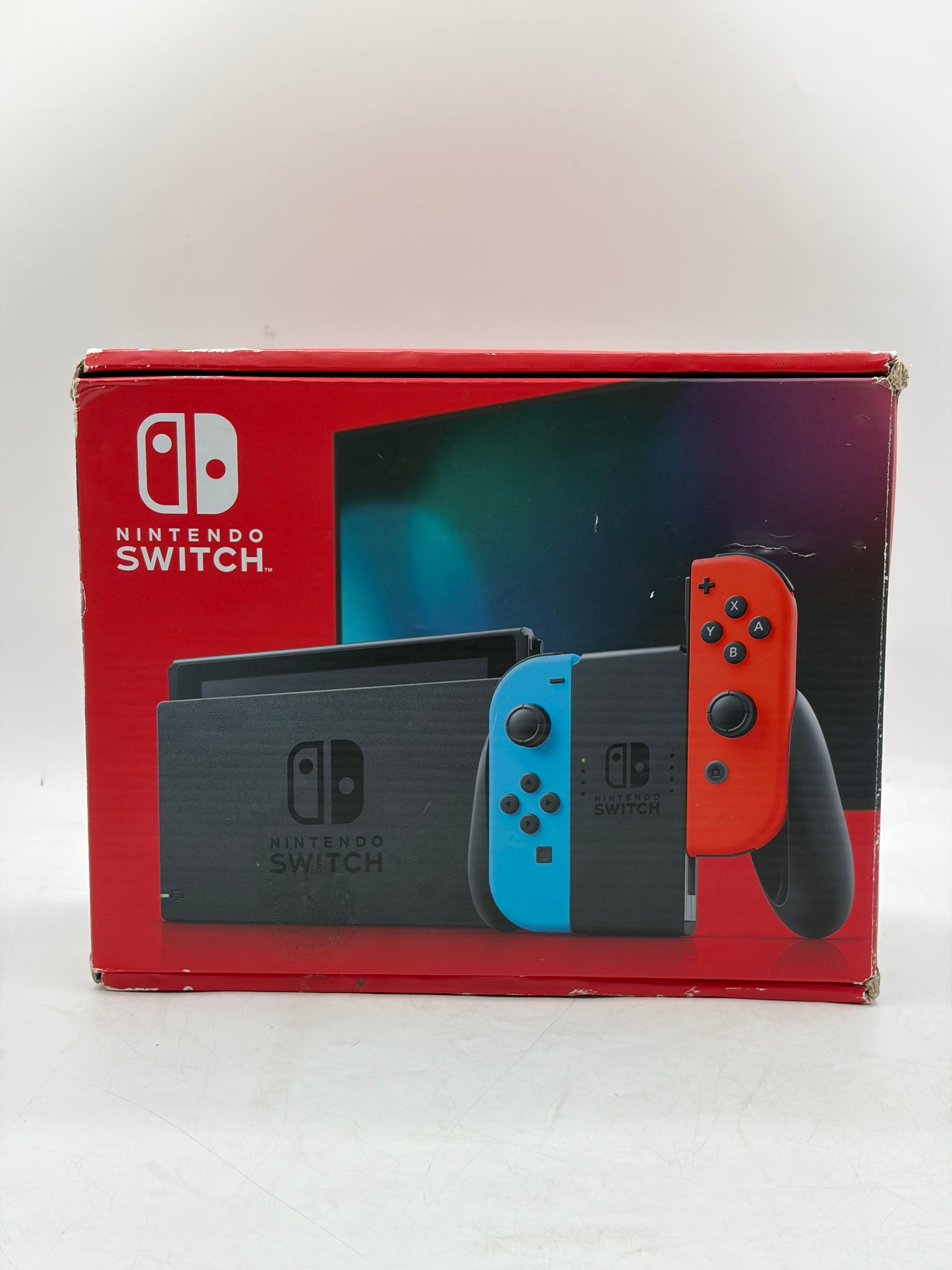 Nintendo Switch v2 32GB Console Gaming System HAC-001(-01) with Red/Blue Joycons
